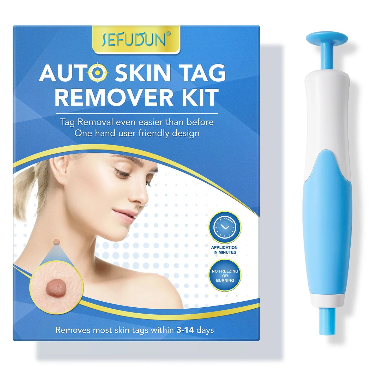 DermaBlu - Kit de Eliminación de Verrugas en Casa